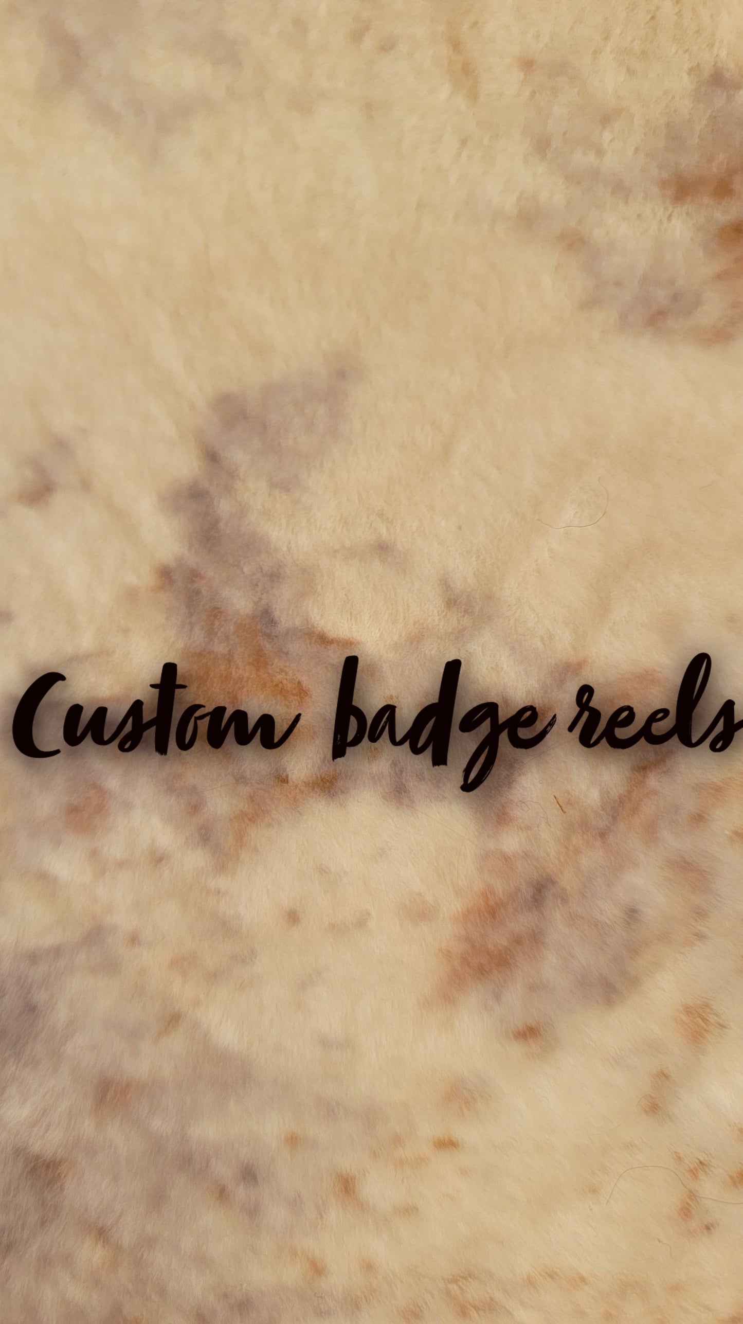 Custom Badge reel